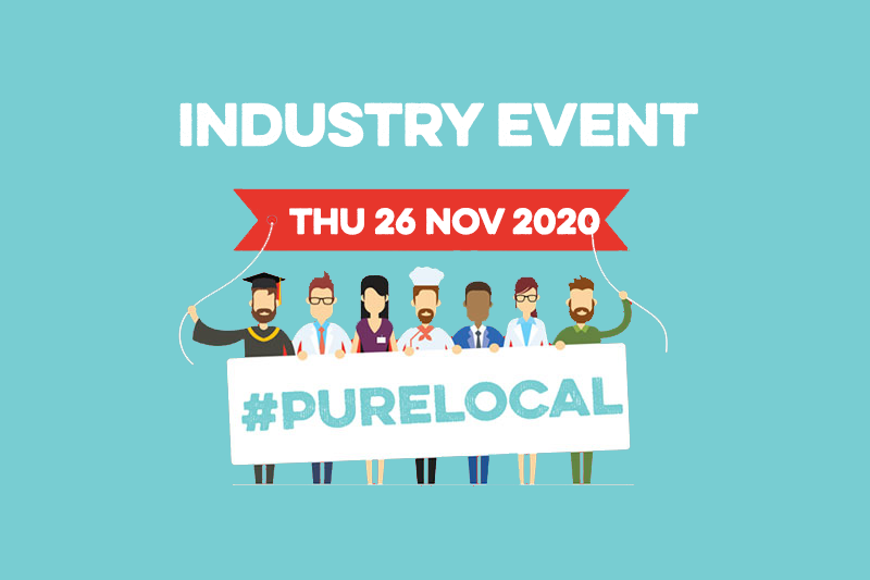 
#PureLocal campaign, industry event, and supports